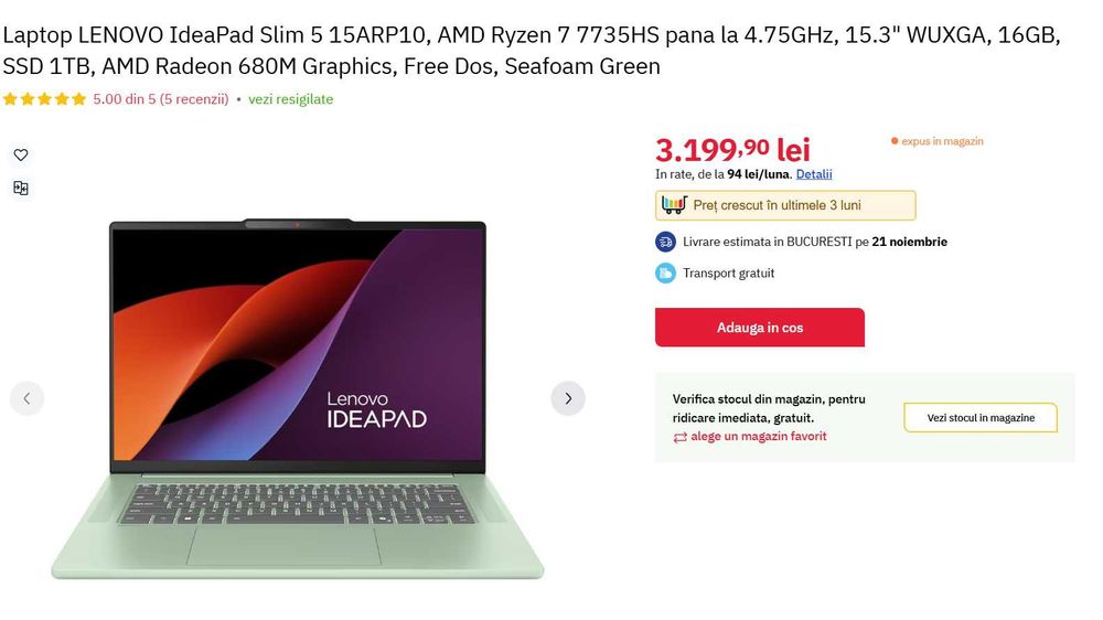 Laptop Lenovo Ideapad Slim 5