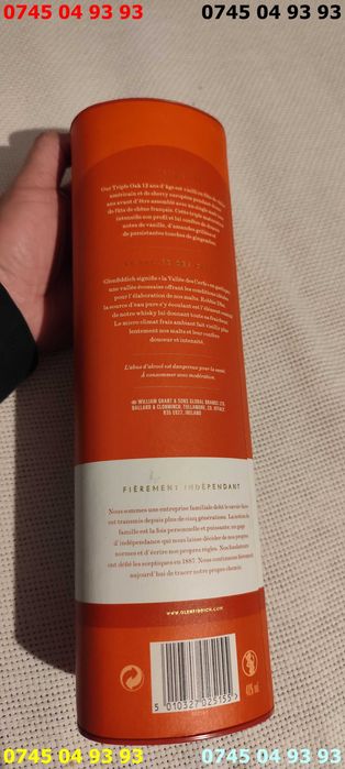 sticla goala ambalaj GLENFIDDICH de 12 ani
