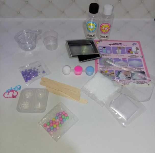 Комплект Котешка лапичка Направи си сам, Антистрес играчка Скуиши Лапи