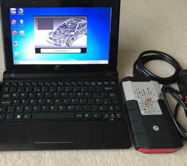 Kit diagnoza auto multimarca 12/24V Bluetooth + Laptop, Pret 889 lei !