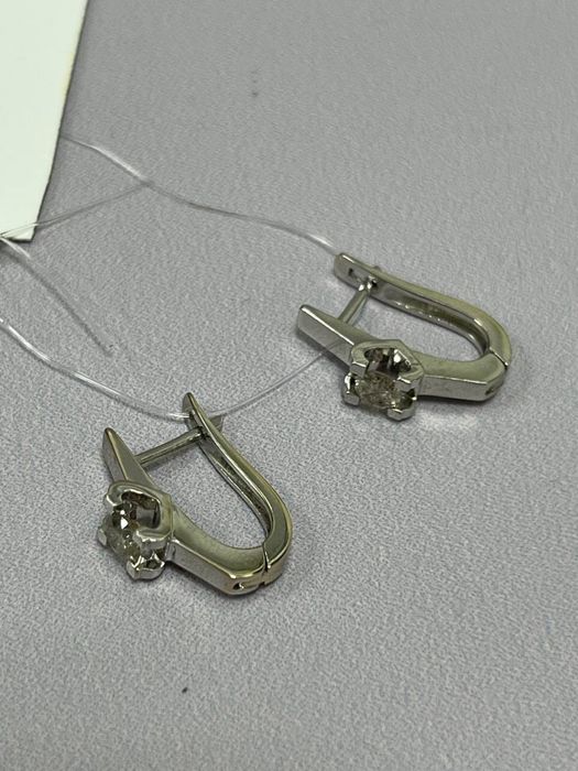 Кольцо,серьги с бриллиантом #АК1263