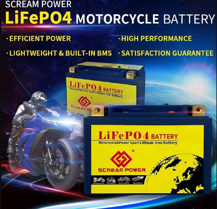 Baterie Moto 20L-BSL LiFePO4 12.8V 12A CurentPornire680Ah 175x87x155mm