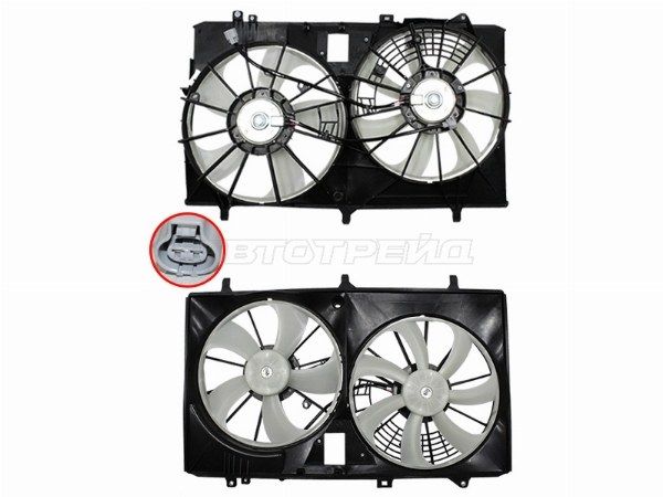 Диффузор радиатора в сборе Lexus Rx