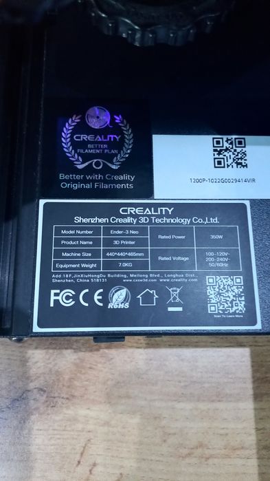 3d принтер Ender-3 Neo с включени инструменти