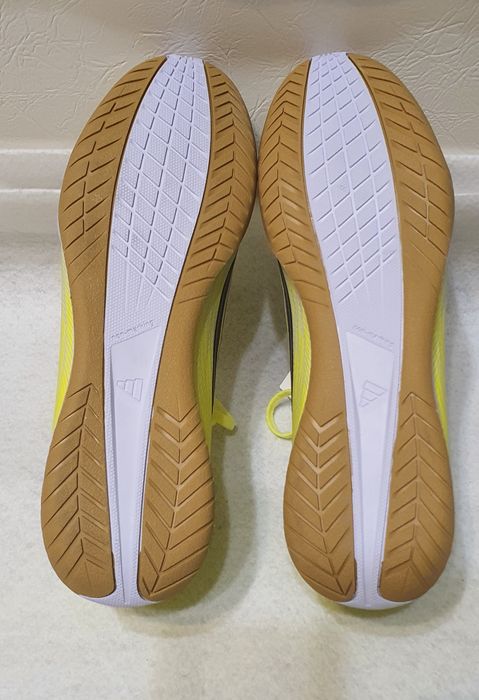 Adidas F50 Club IN Ghete Fotbal Sală, Galben-Negru, Mărimea 45 1/3