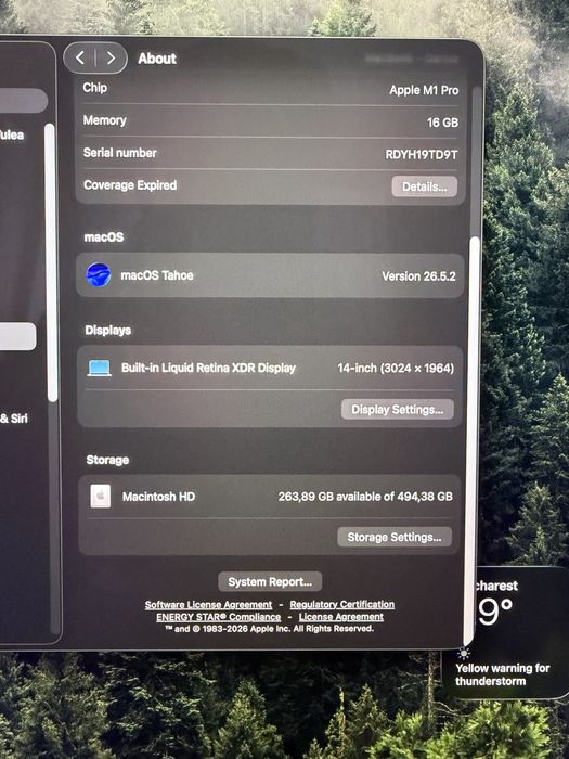 Apple MacBook Pro M1 Pro 14 16GB 512GB Silver