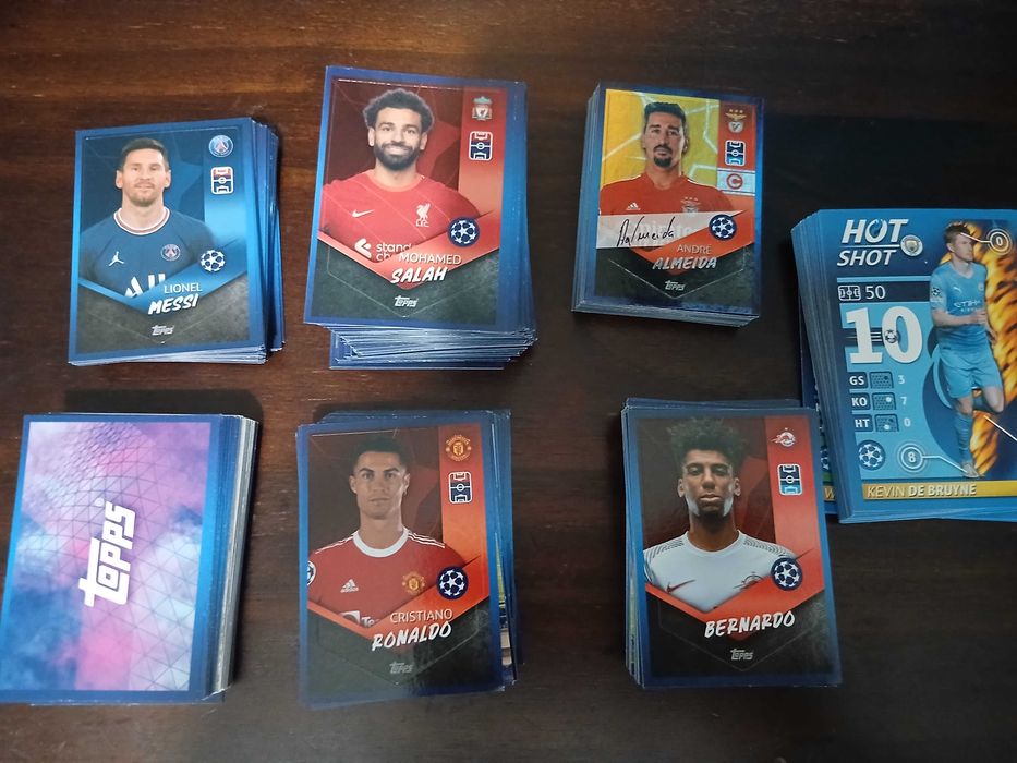 Шампионска лига 2021/22 топс/topps пълен комплект стикери