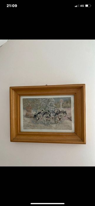 Tablou goblen cusut manual