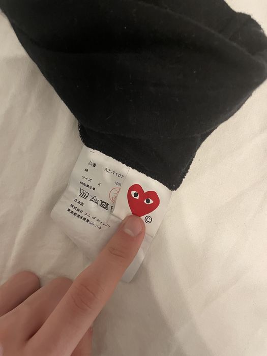 tricou comme des garcon designer- Femei marime S