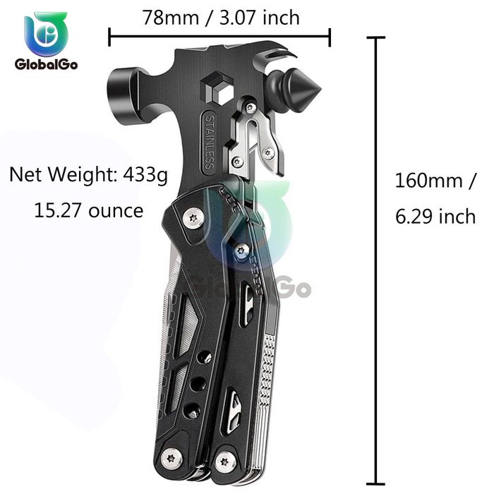 мултитул многофункционален 16в1 важен за къмпинг лов риболов
