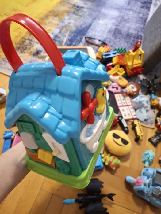 Lot jucării, lego, casuta interactiva
