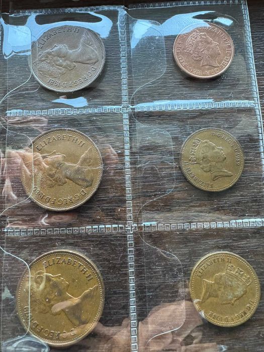 Colecție 30 monede britanice – £1, 50p, 2p, 5p și 1p, comemorative