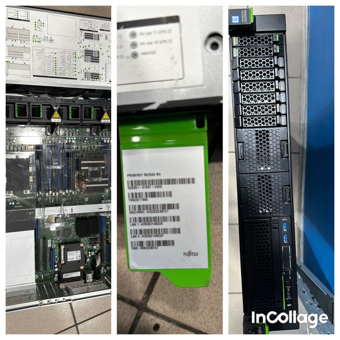 Vand server fujitsu rx2540m4 nefolosit intel xeon silver 4108 32gb ram