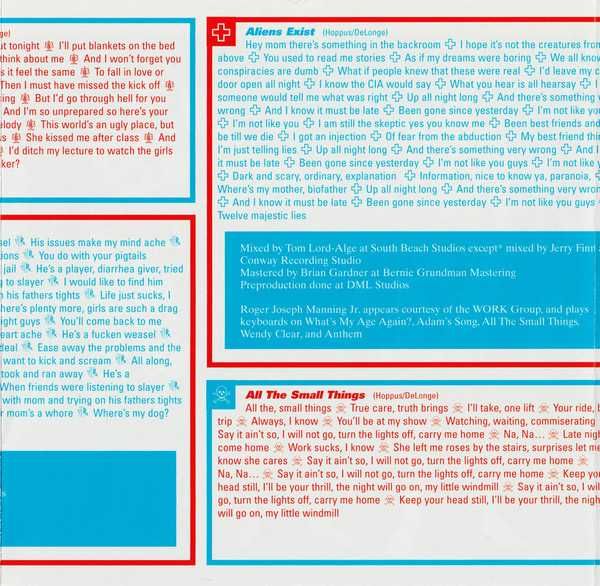 CD Blink-182 - Enema of the State (1999) Enhanced