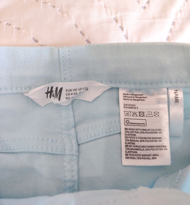 Pantaloni pentru fete H&M si C&A mărimea 110