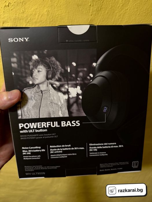 Слушалки Sony ULT Wear WH-ULT900N нови