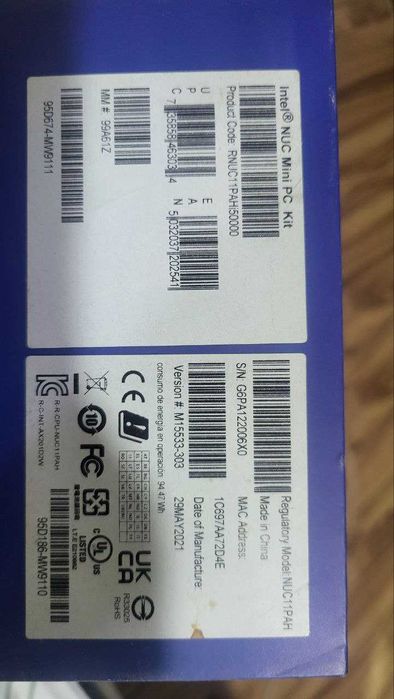 intel NUC11PAH 11th Gen intel Core i5 1135G7 NUC11PAHi5 MiniPC (новый)
