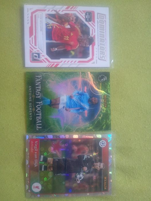 Cartonașe Topps și Merlin