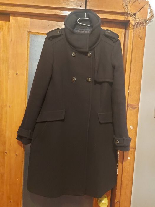 Palton damă negru marimea 40,70% lană