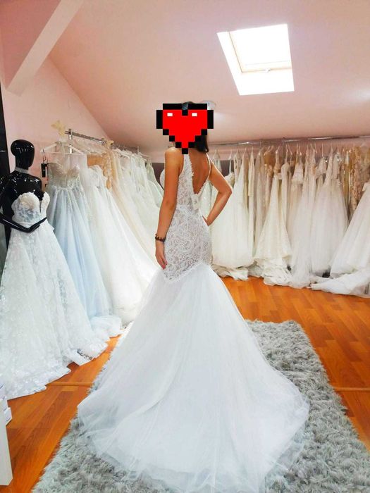 Rochie mireasa NORA, marime 36, S - M, noua