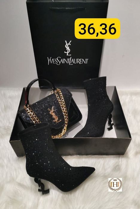 Set YSL dama botine si geanta