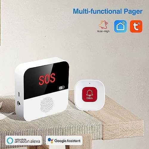 Chatthen SOS бутон за възрастни с Tuya WiFi аларма