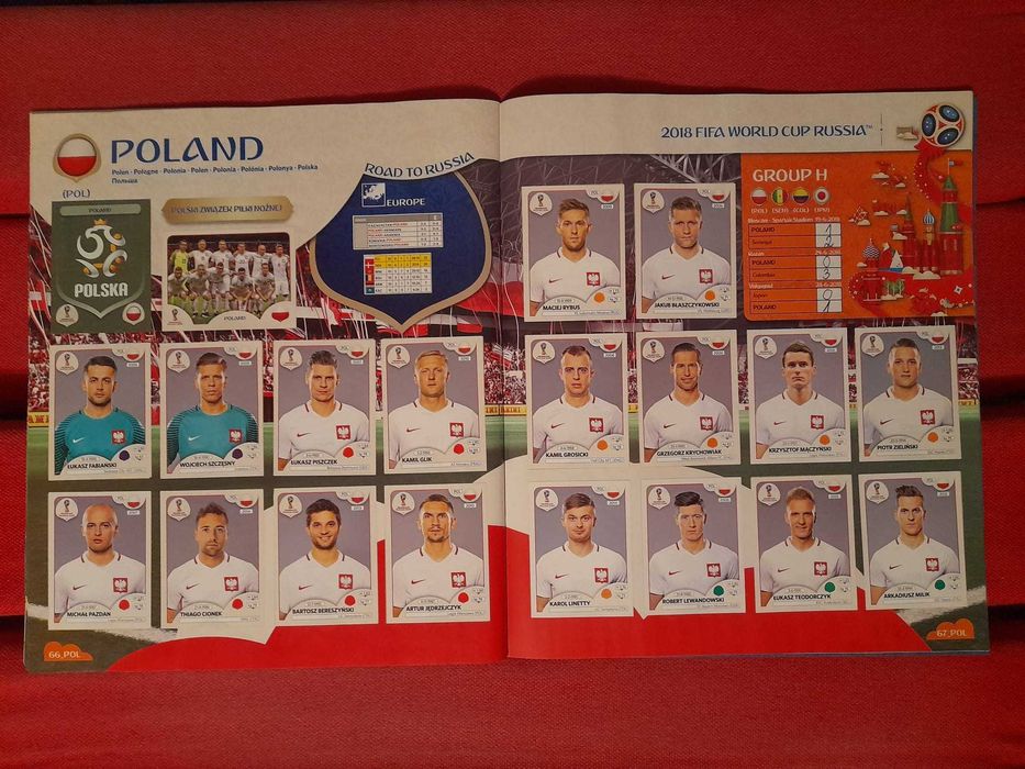 Fifa World Cup 2018 Russia Panini Sticker Album 100% Complet