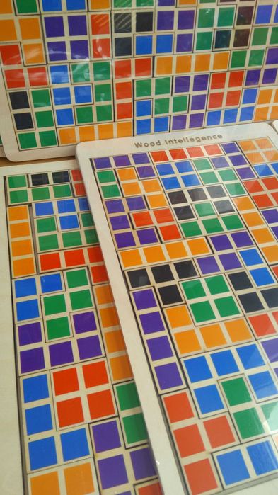 PIXEL - Голям Дървен Тетрис с лазерна изработка / TETRIS BLOCKS