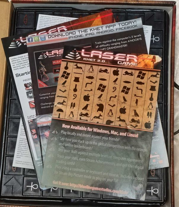 Joc Strategie KHET 2.0 Laser Game – NOU – Ediție de Colecție (Rară)