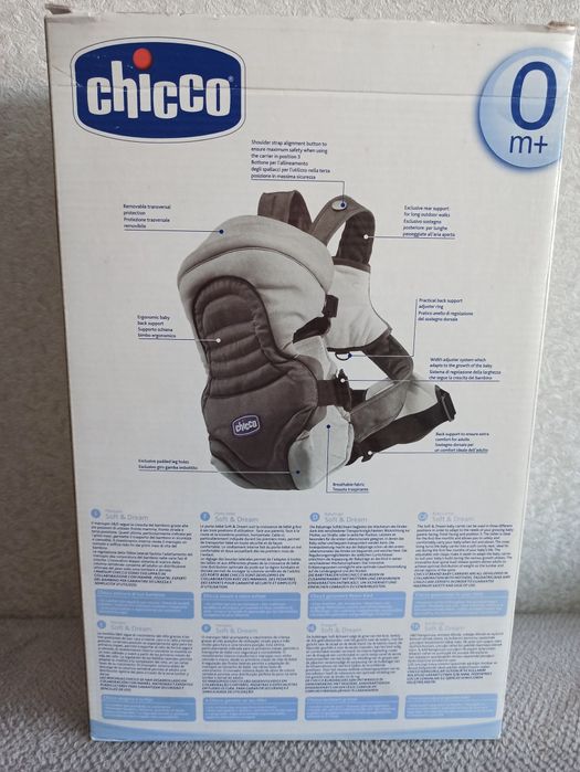 Переноска кенгуру Chicco soft & dream