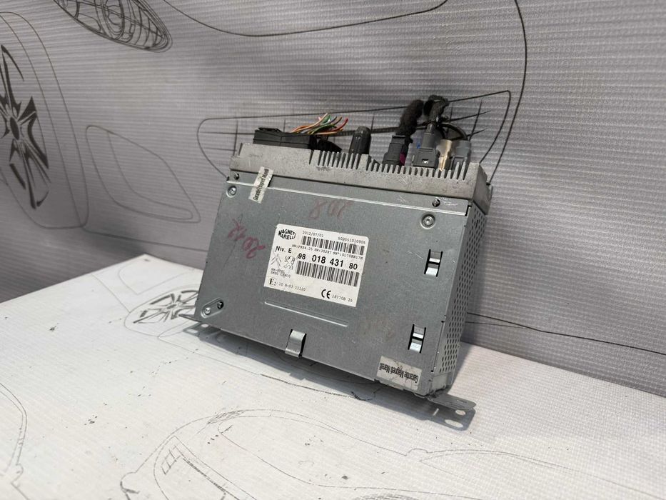 Unitate multimedia / Radio navigație Peugeot 208 I 9801843180 2012 / [2012-2019] / (5C3)