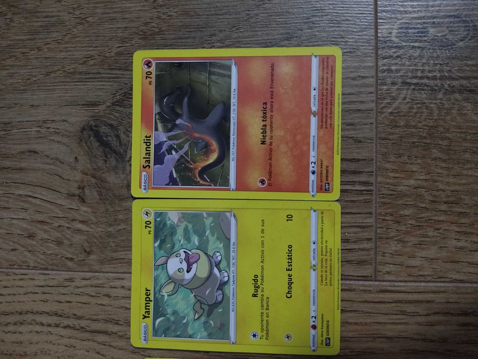 Pokemon карти-5 на брой са и не са истински но имат някаква стойност