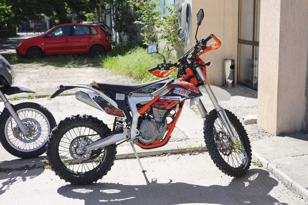 motocicleta ktm freeride 250 F 2018 4T inmatriculat