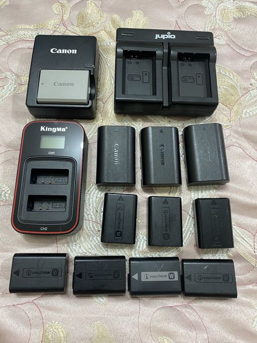 Батарейка NP-FW50 LP-E6 LP-E5 LP-E12