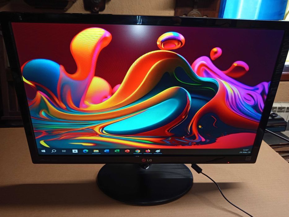 Monitor IPS LED LG 24" Full HD HDMI DVI VGA model 24EA53
