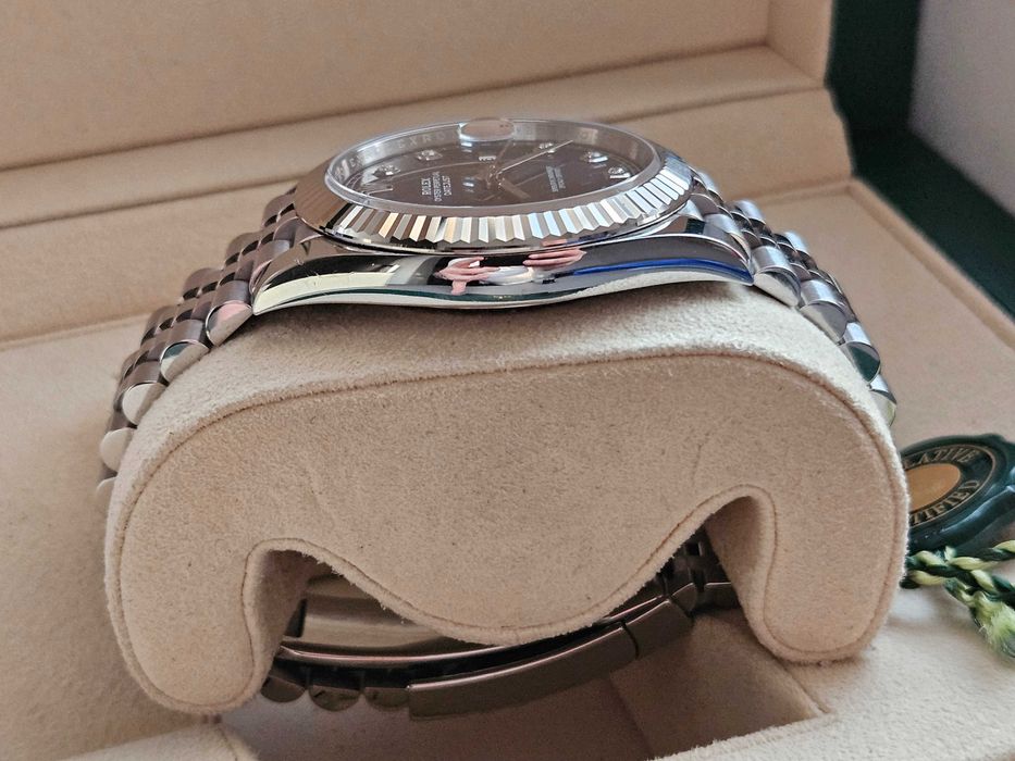 Rolex Datejust 41 Blue Diamonds Dial