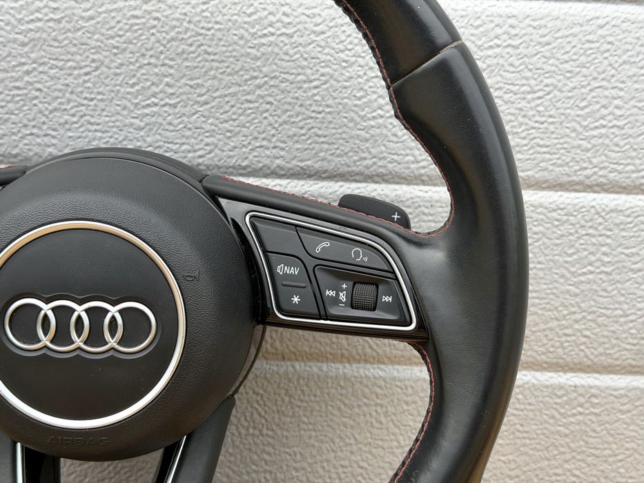 Скосен Волан AUDI A4 S4 B9 Черен конец