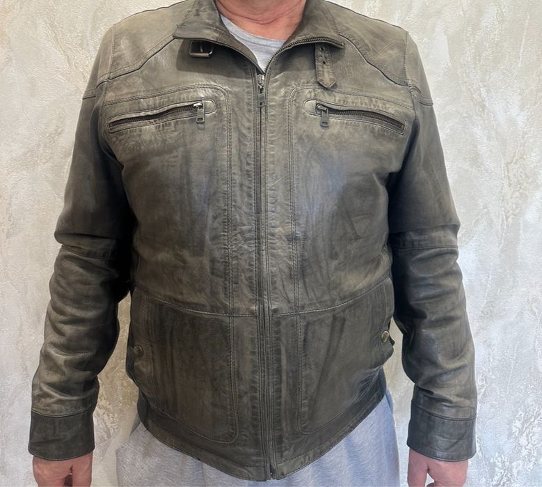 Куртка кожаная мужская