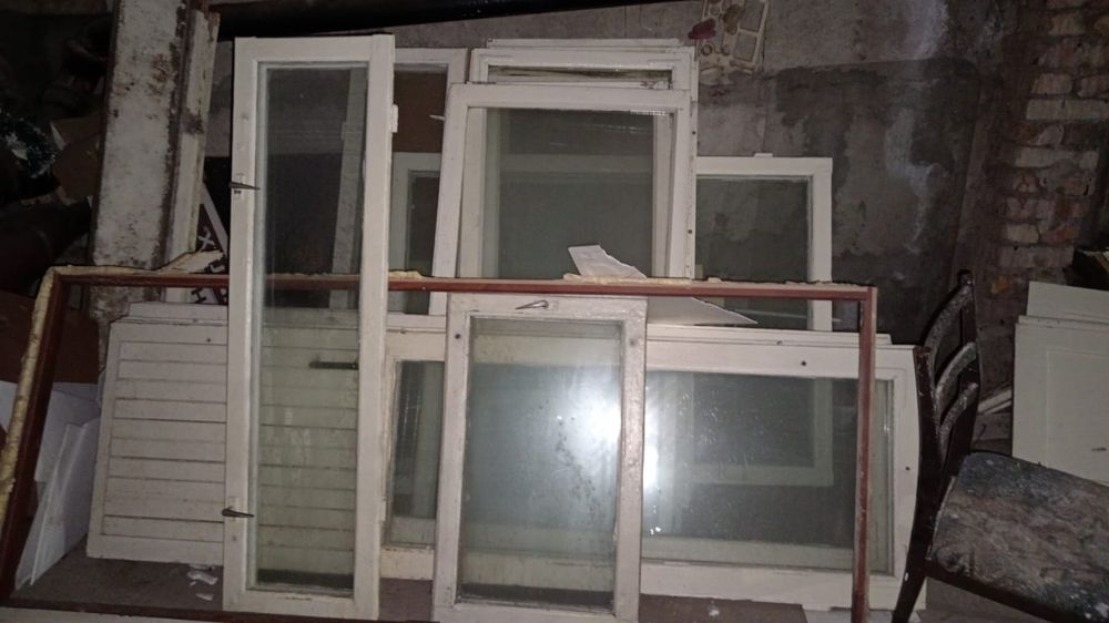 Окна б/у отдам бесплатно