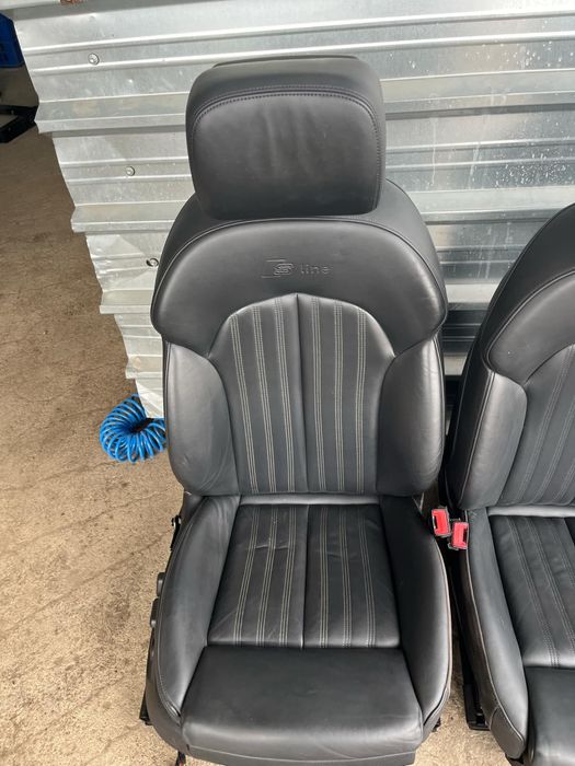 Кожен салон Audi A6 A7 4G Sline погрев ел Ауди А6 A7 отворена седалка