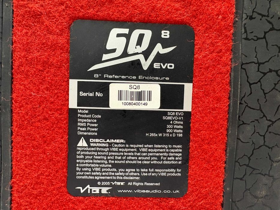 Буфер за кола - VIBE SQ8 EVO / 900W