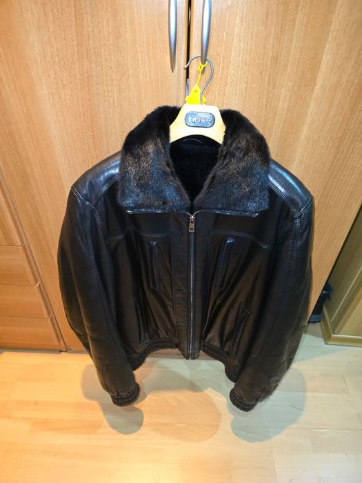 Кожанная куртка мужская