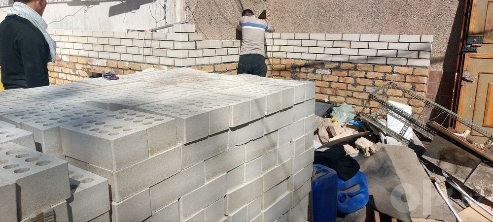 Кладка кирпича на Балкон, Решётка,Казырёк