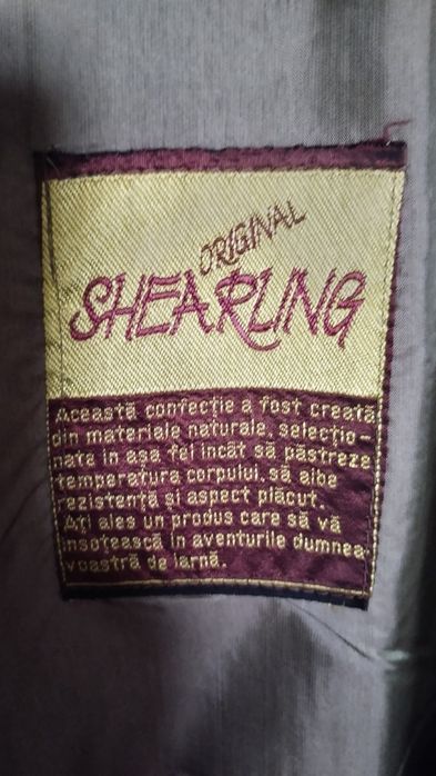 Haina de blana Mouton naturala, size 40, stare perfecta, nepurtata. Arata super faina!