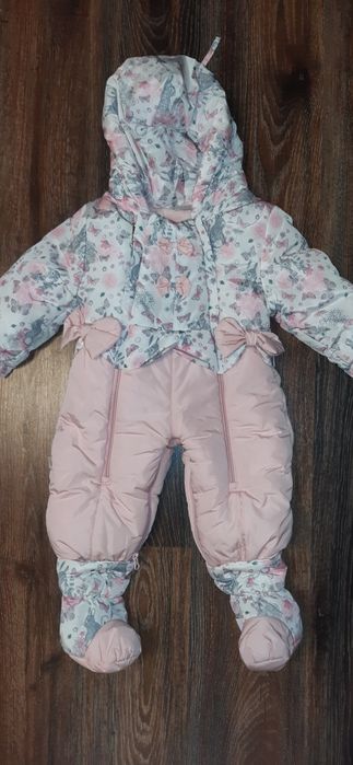 Комбенизон зимний для девочки