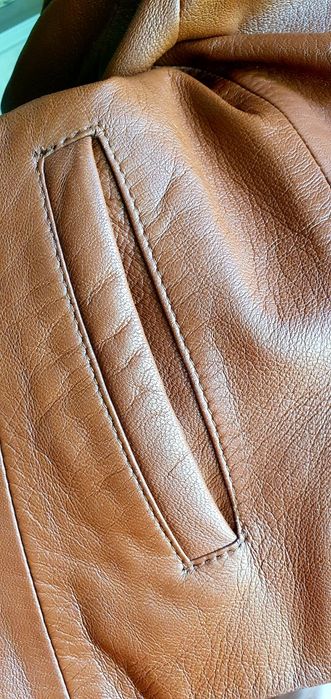 Дамско яке ат естествена кожа