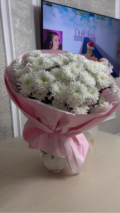 Букет красивых хризантем