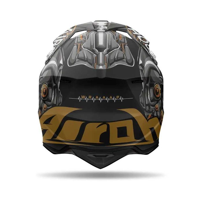 НОВО! Каска Airoh Wraaap Cyborg Matt и Music Gloss / нови разцветки