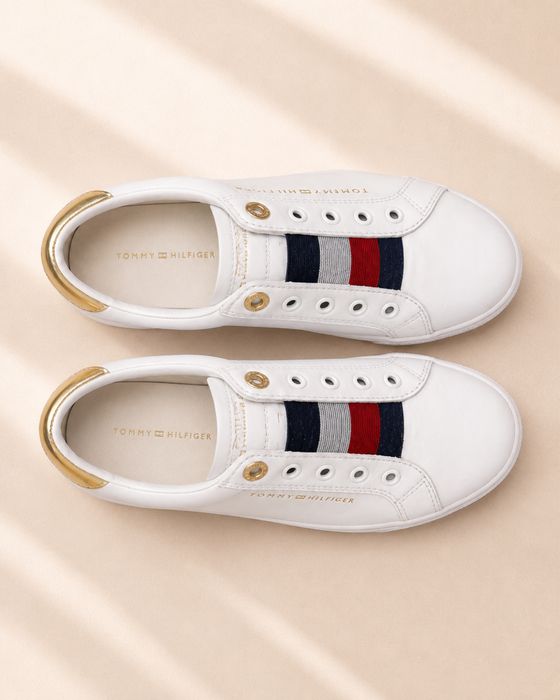 Белые кеды Tommy Hilfiger