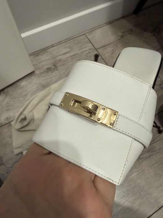 Hermes Guilia сандали-тапки